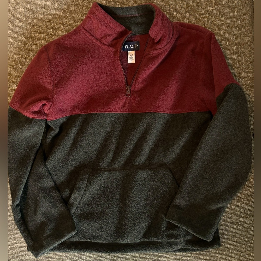 The Children’s Place Boys Half Zip Pullover Size 7/8